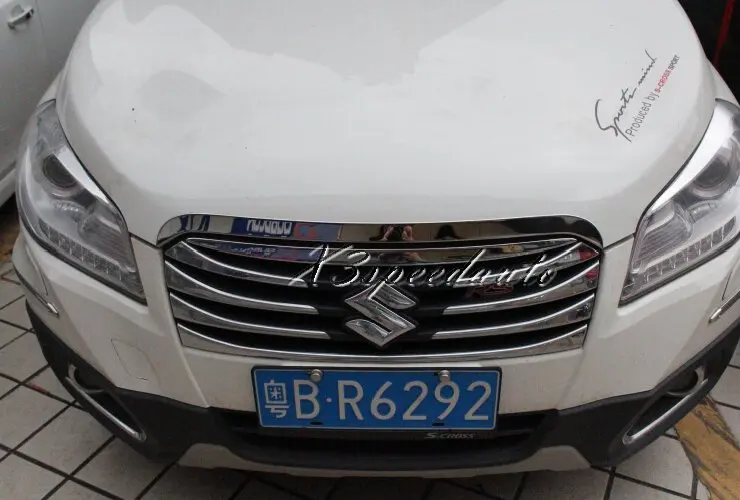 Высококачественный автомобильный Стайлинг хромированный капот решетка