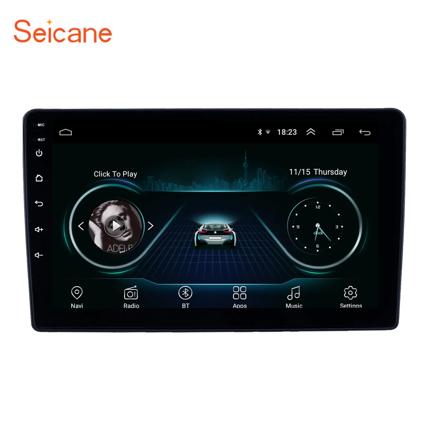 Seicane для Peugeot 307 2001 2002 2008 Android 8 1 9 дюймовый HD сенсорный экран радио с Bluetooth и GPS USB AUX
