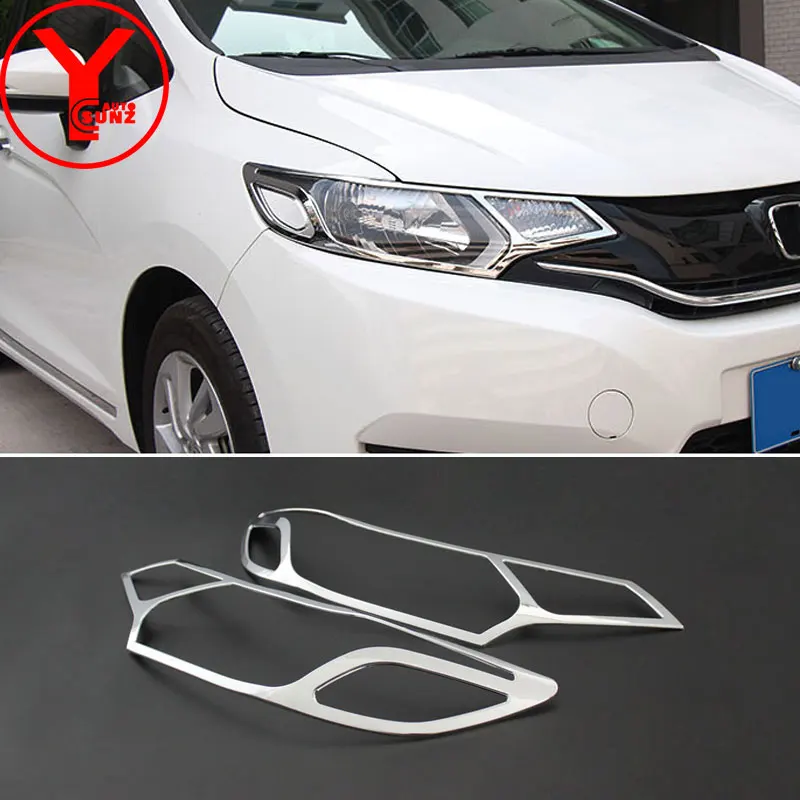 Налобный фонарь YCSUNZ из АБС пластика для Honda fit jazz 2015 2016 хромированный налобный honda