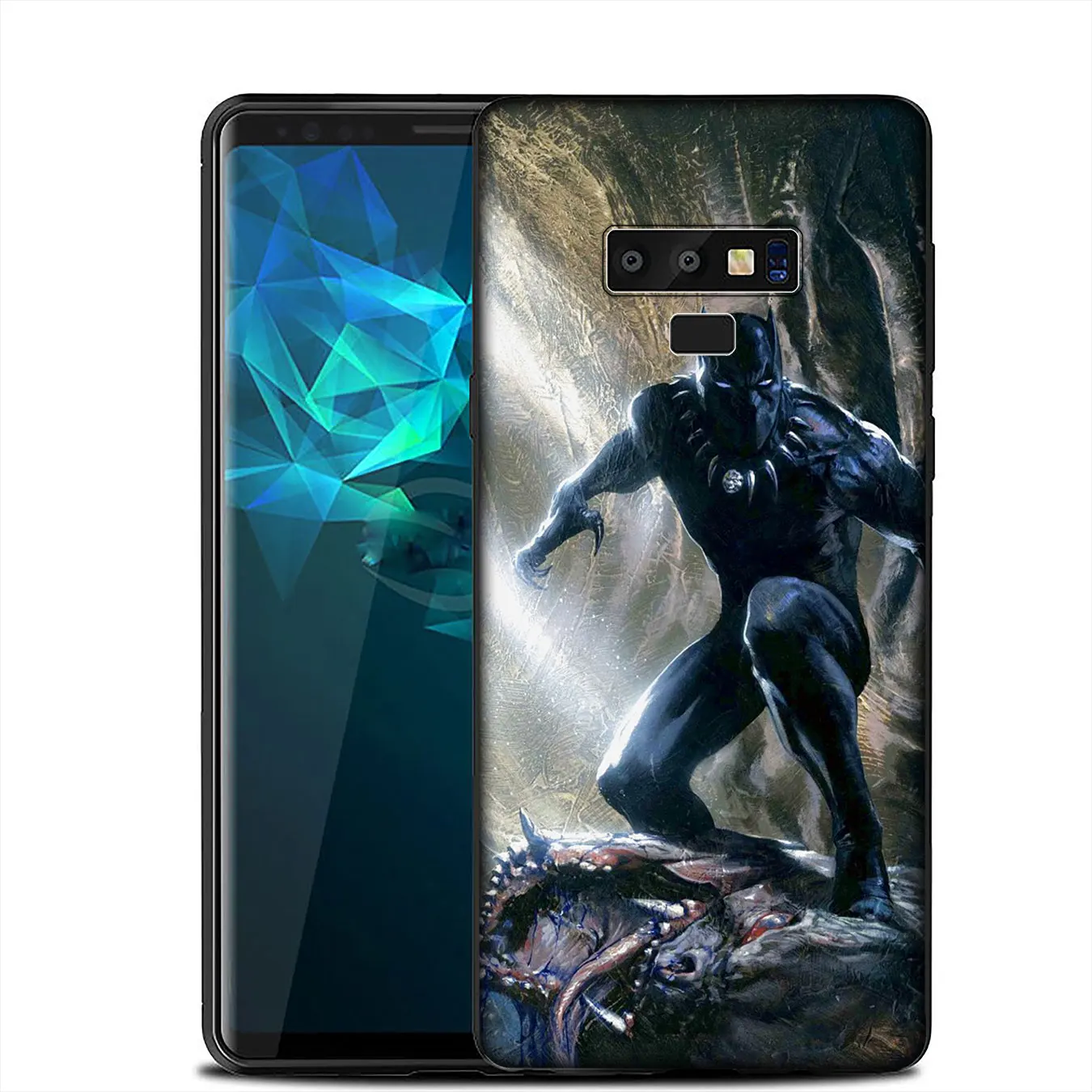 IYICAO Черная пантера Marvel Мягкий силиконовый чехол для Samsung Galaxy A6 Plus A9 A8 A7 2018 A3 A5 2016 2017