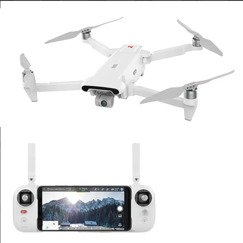 FIMI X8 SE 5 км FPV дрона с дистанционным управлением 3 осевому гидростабилизатору 4K