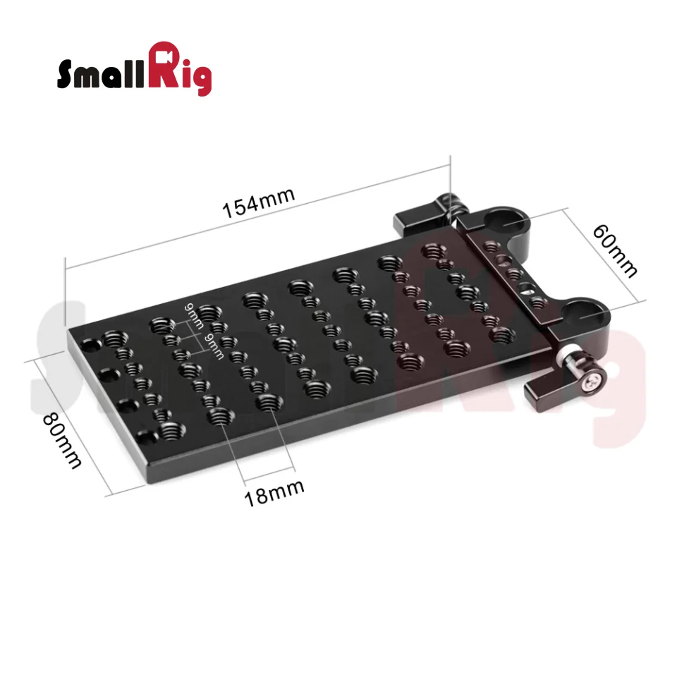 SmallRig классная Сырная пластина V4 Монтажная пластина для системы поддержки Dslr, добавить артикуляционные ручки стержни батареи конвертерные коробки-1093