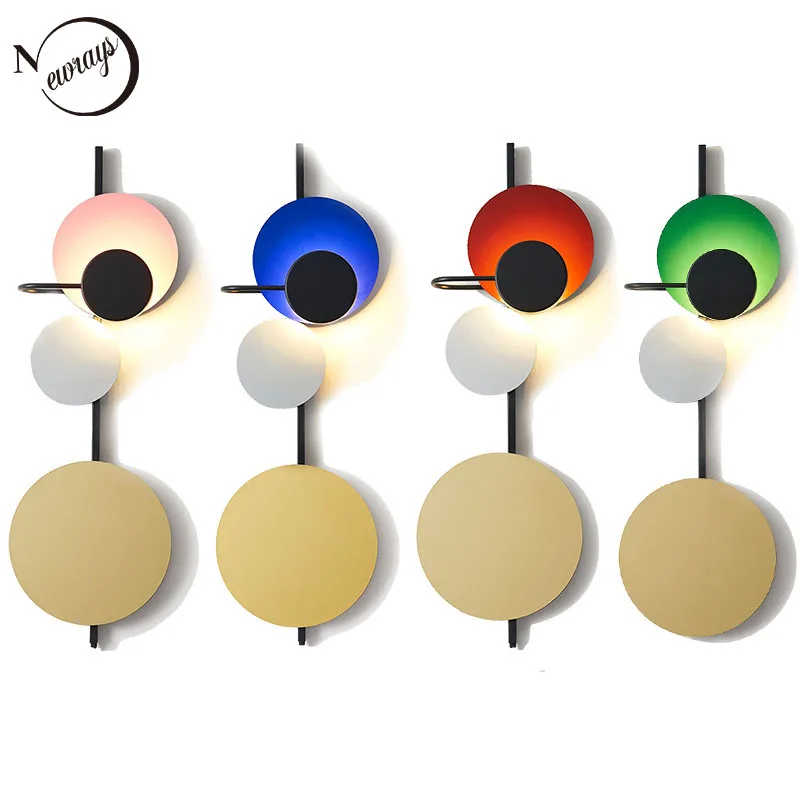 

Modern minimalist wall lights for home attic decorative wall led light hotel cafe bar restaurant iron wall lamp corridor bedroom