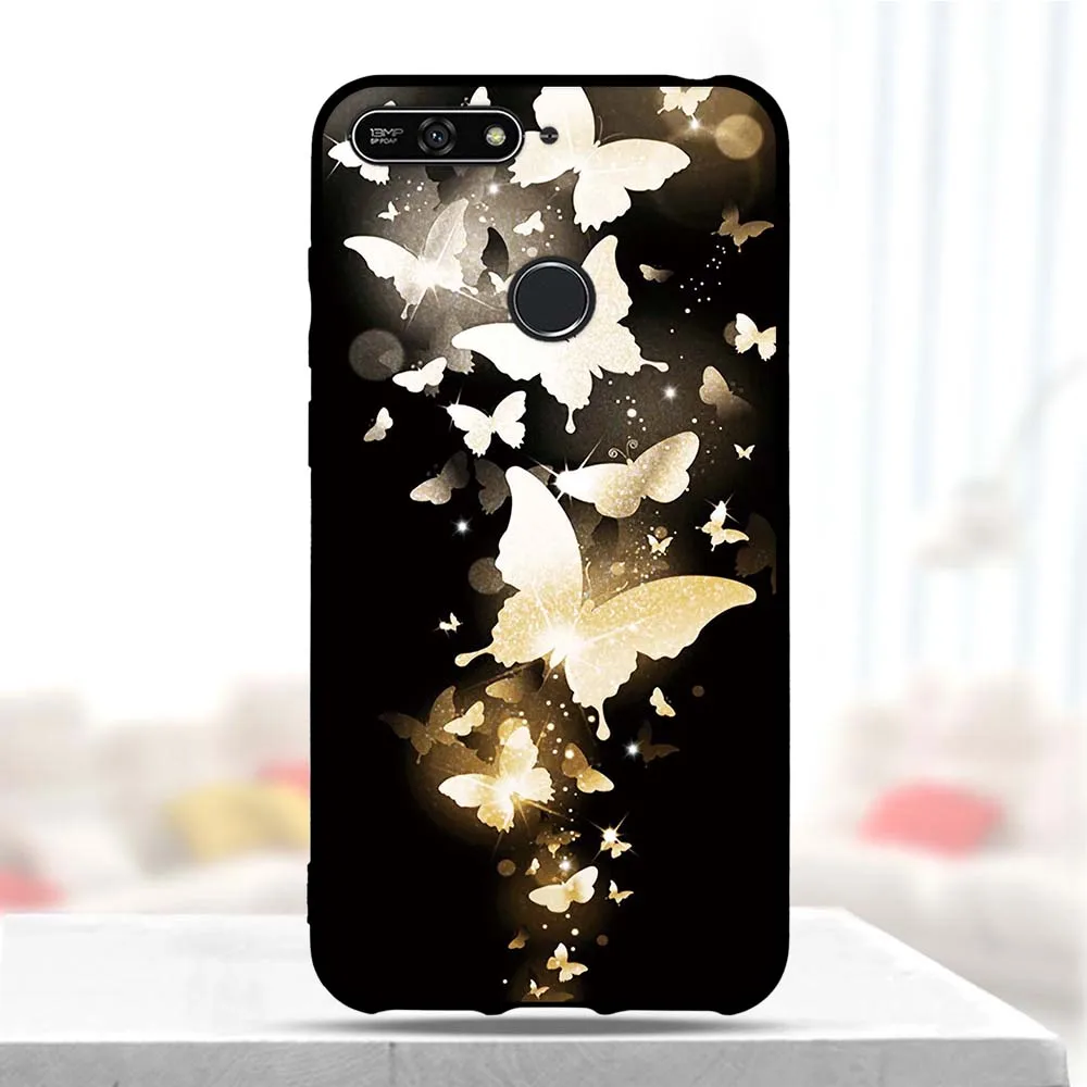 9 Чехол для huawei Honor 7A Pro 5,", мягкий силиконовый термополиуретановый чехол с модным рисунком, задняя крышка для huawei Y6 Y6 Prime, чехол, чехлы - Цвет: 9