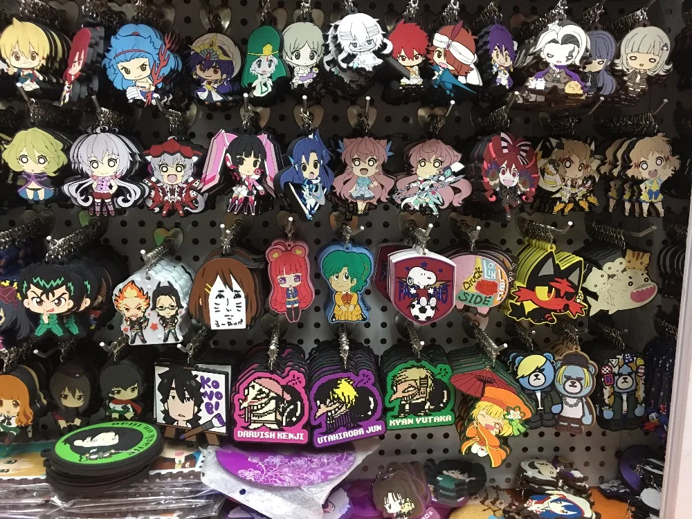 Fate stay night/Touhou project/KUROKO NO BASK оригинальные японские аниме фигурки резиновые подвески для мобильного телефона/брелок/ремешок