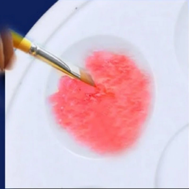 Дизайн с отверстием для большого пальца белый поддон рисования пластиковый