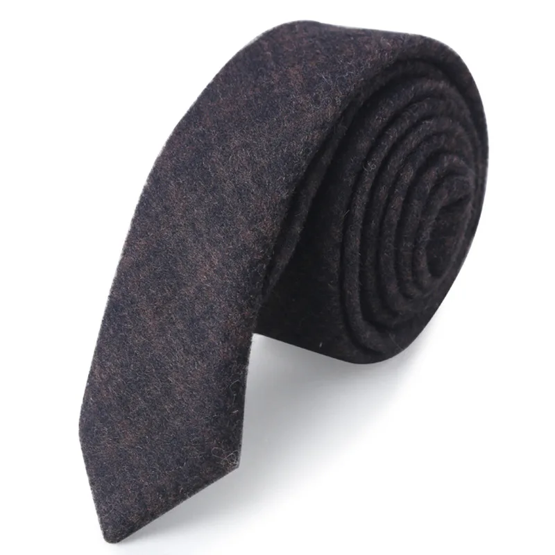5 см Шерсти Галстук Тонкий Тощий Узкие Белье Чистый Цвет Кашемир Gravata Corbata|tie ltd|necktie