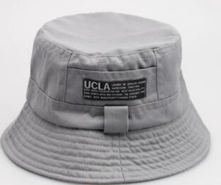 Модные одноцветные мужские и женские шляпы ведра для рыбалки летние шляпки