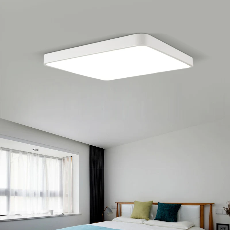 2017 дар ультра-тонкий прямоугольник потолка Освещение светильники