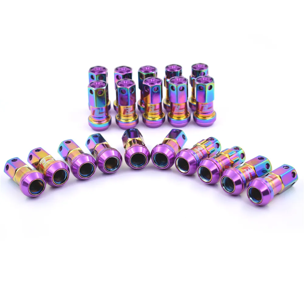 R40 стиль Neo Chrome гоночный композит 44 мм M12x1.5/1 25 обода колеса гайки 20 шт./компл.