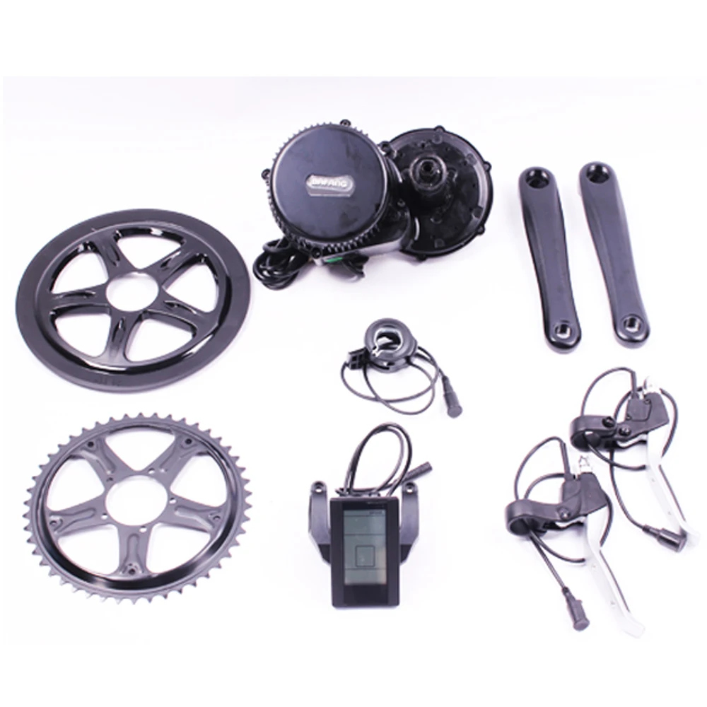 Bafang Электродвигатель для велосипеда 36 в 500 Вт C965A/P850C lcd BBS02 Bafang Электрический мотор для велосипеда Crank комплектующие для электронного велосипеда