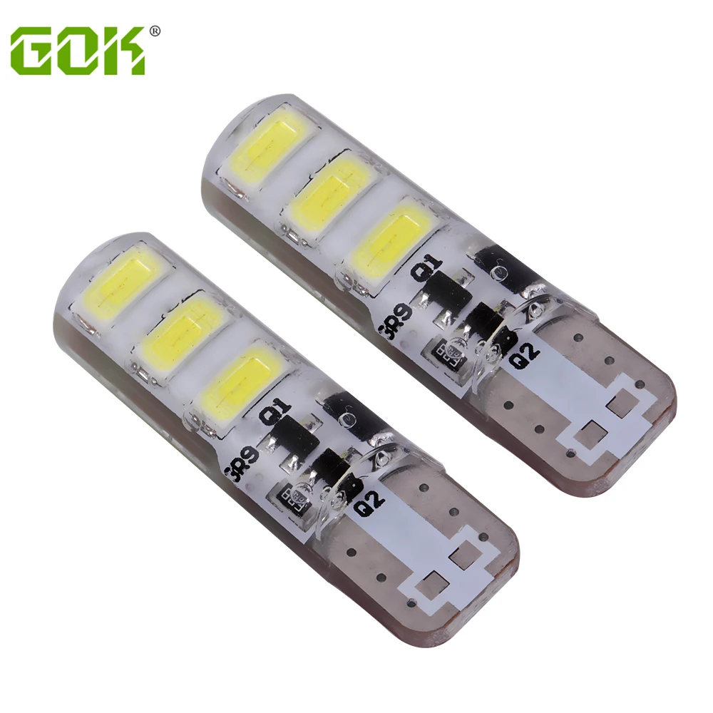 10 шт./лот T10 светодиодный стробоскоп высокое качество светодиодная вспышка w5w 6SMD