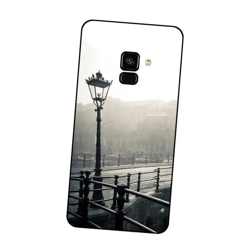 N265 красивые пейзажи Черный силиконовый чехол для Samsung Galaxy J2 J3 J4 J5 J6 J7 J8 Pro Plus Prime 2018