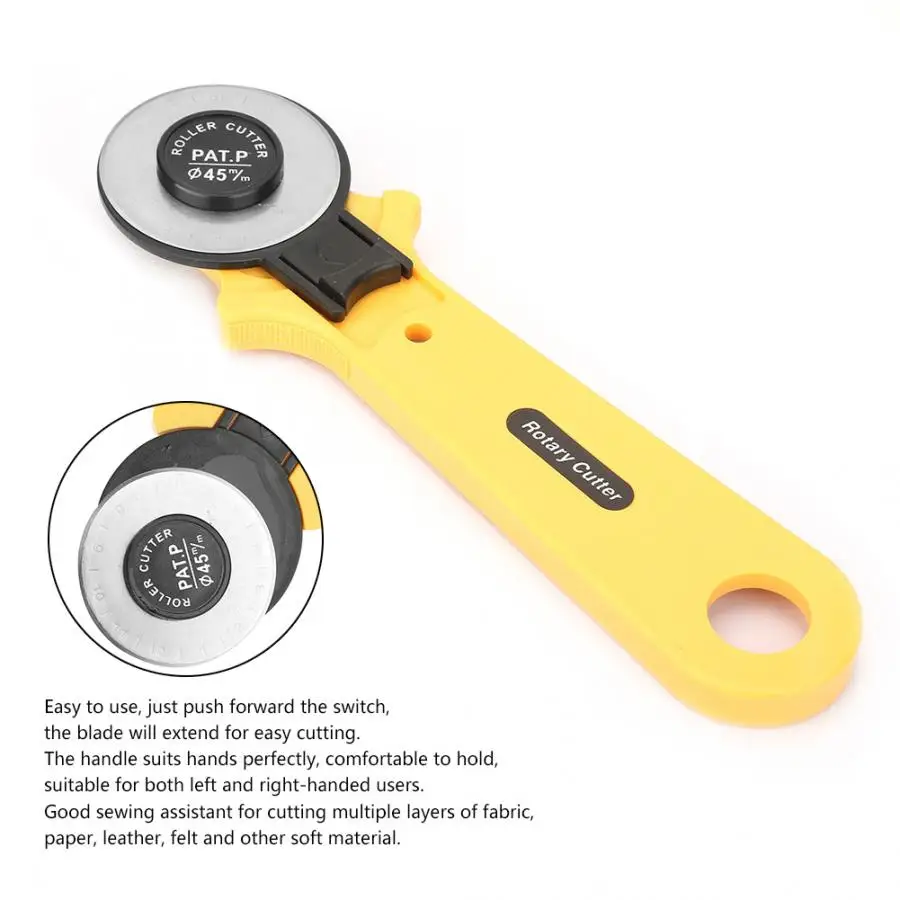 45mm Cutter Fabric Leather Cutting Tool Homemade Craft Sewing Accessory | Дом и сад