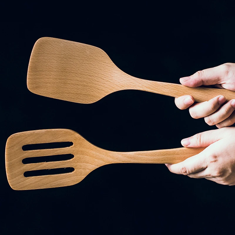 1 шт. кухонная лопатка с длинной ручкой и антипригарным покрытием|Набор посуды| |
