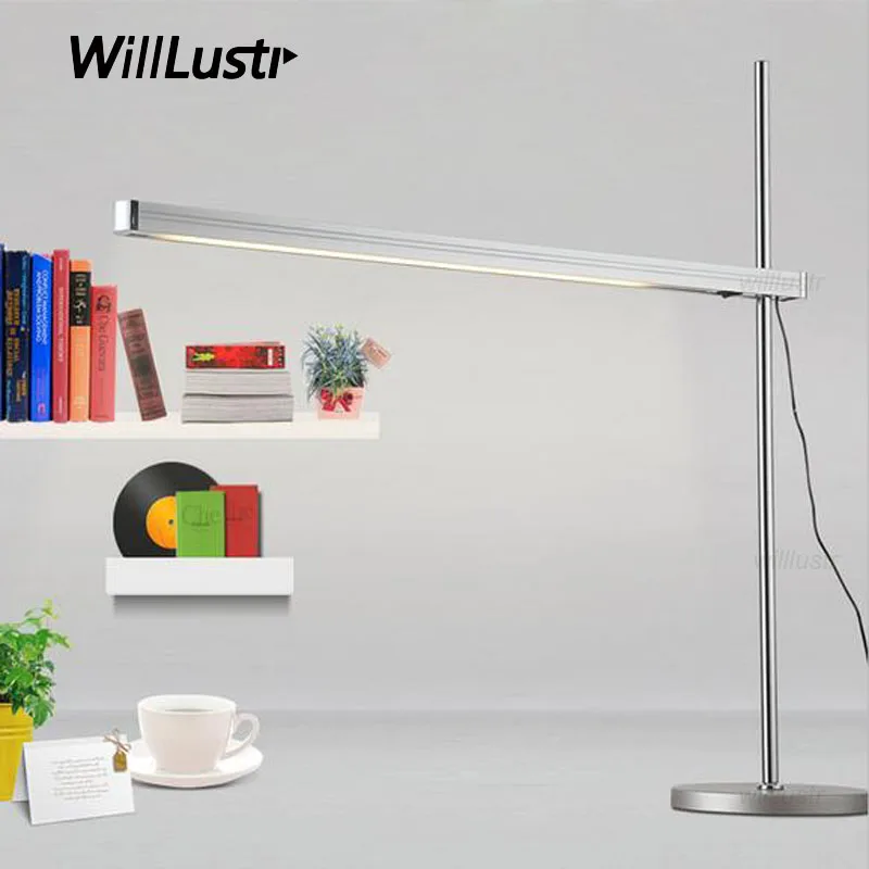 

Настольная светодиодсветодиодный лампа для чтения TALAK, Настольный светильник для офиса, кабинета, минималистичный металлический светильни...