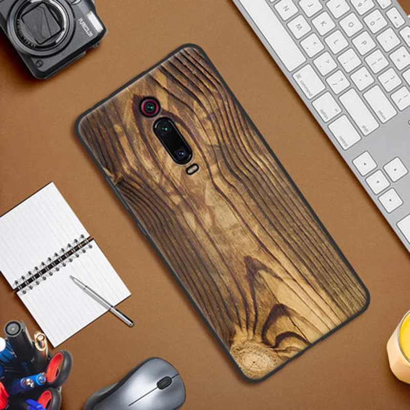Для xiaomi Mi 9T Pro Чехол Mi9TPro 9TPro Мягкий ТПУ дерево камень стиль силиконовая задняя