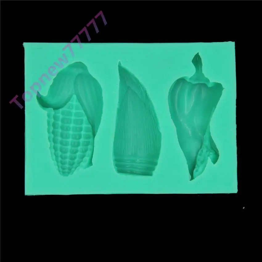 Силиконовые 3d формы для съемки из бамбука форма кукурузы помадки торта
