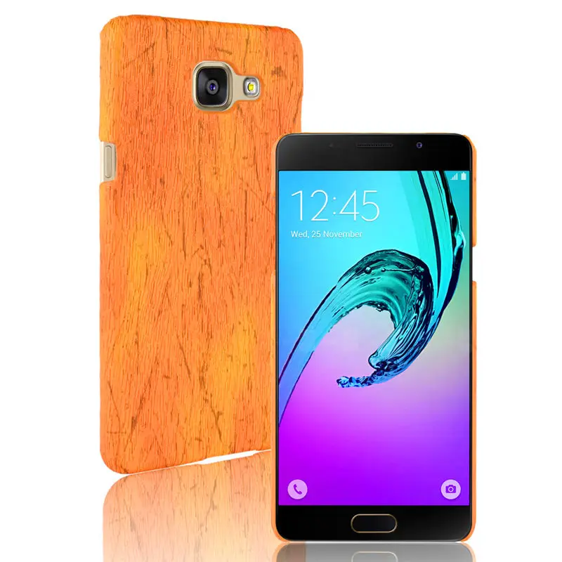 Чехол для Samsung A7 2016 A710 Жесткий из ПК с рисунком дерева + задняя крышка