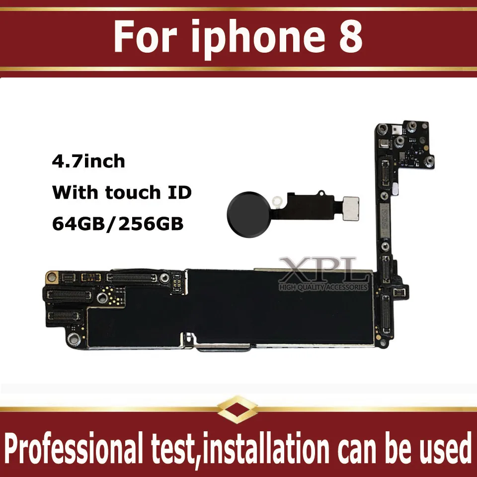 Для iPhone 8 материнская плата оригинальная с сенсорным ID Заводская