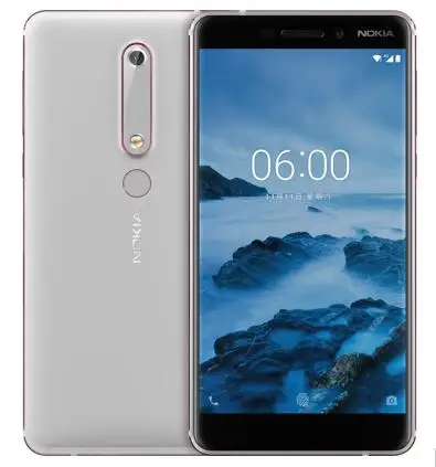 Мобильный телефон Nokia 6 2 го поколения TA 1054 4 Гб + 64 ГБ Android 7 Восьмиядерный процессор