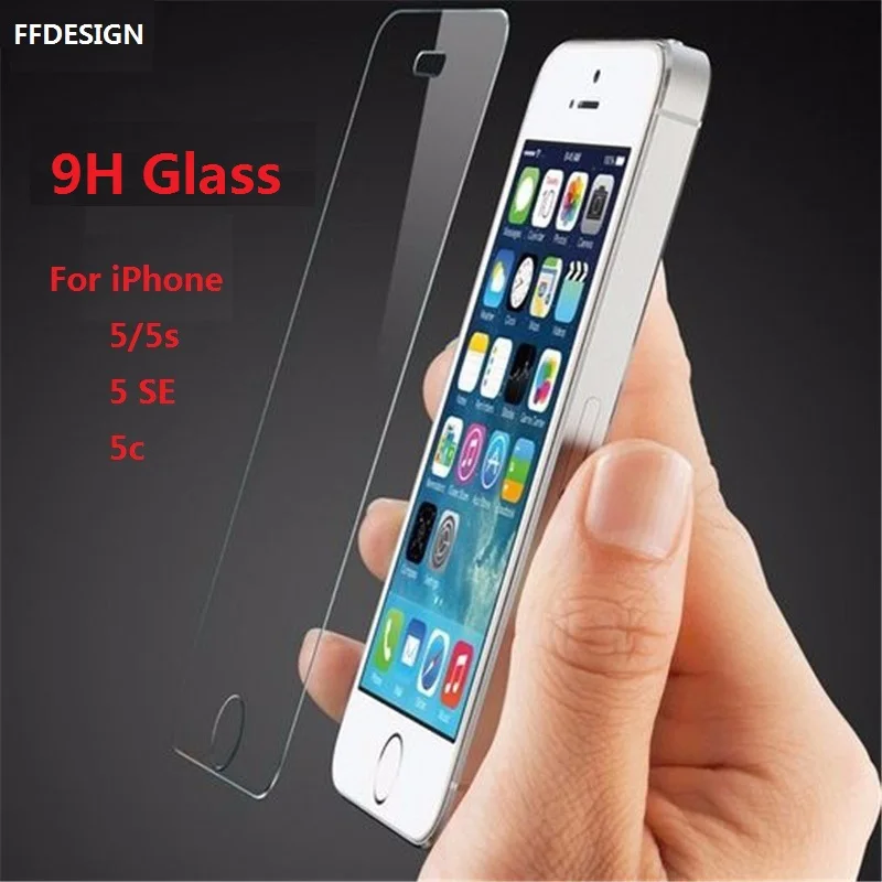 Защитное стекло Protecive закаленное для iPhone SE 5 5c защита экрана Защитная пленка