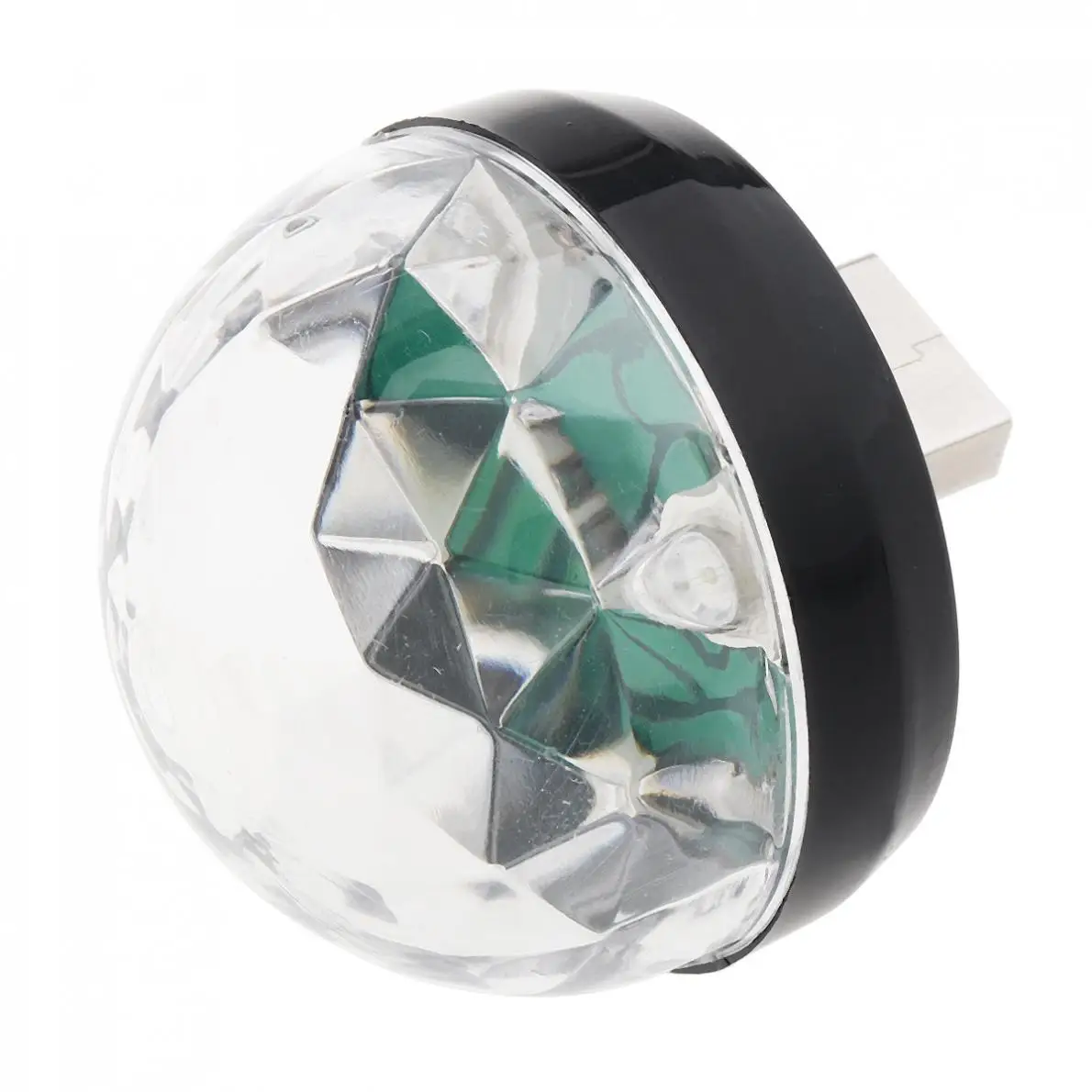 Мини USB led Sound Active вечерние светильник s Портативный хрустальный шар для дома