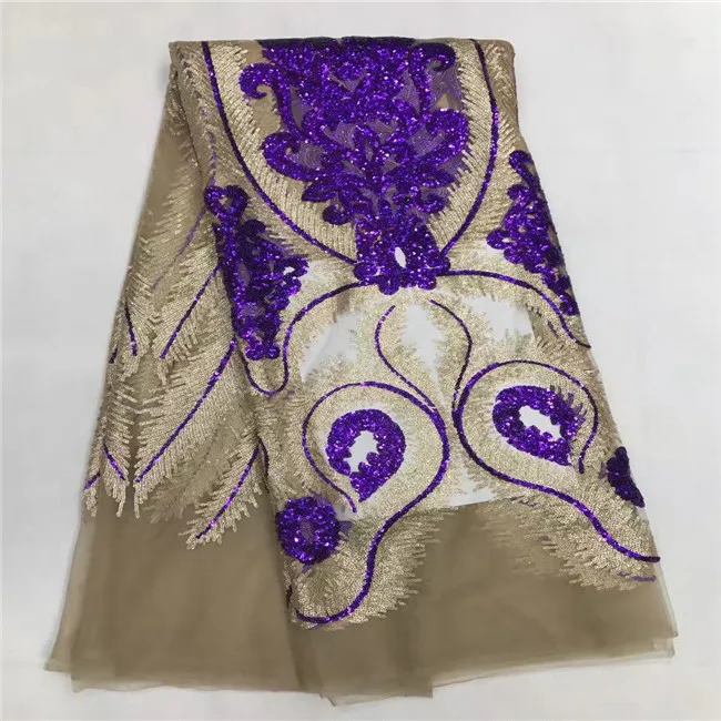 2017 последняя чистая Кружево Блёстки Ткань для свадьбы Вышивание Интимные