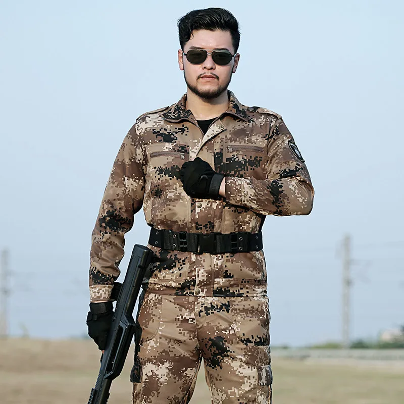 Мужской охотничий костюм из снайпера военная одежда камуфляжная тактические