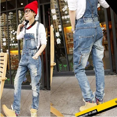 denim overalls for men fashion cool 