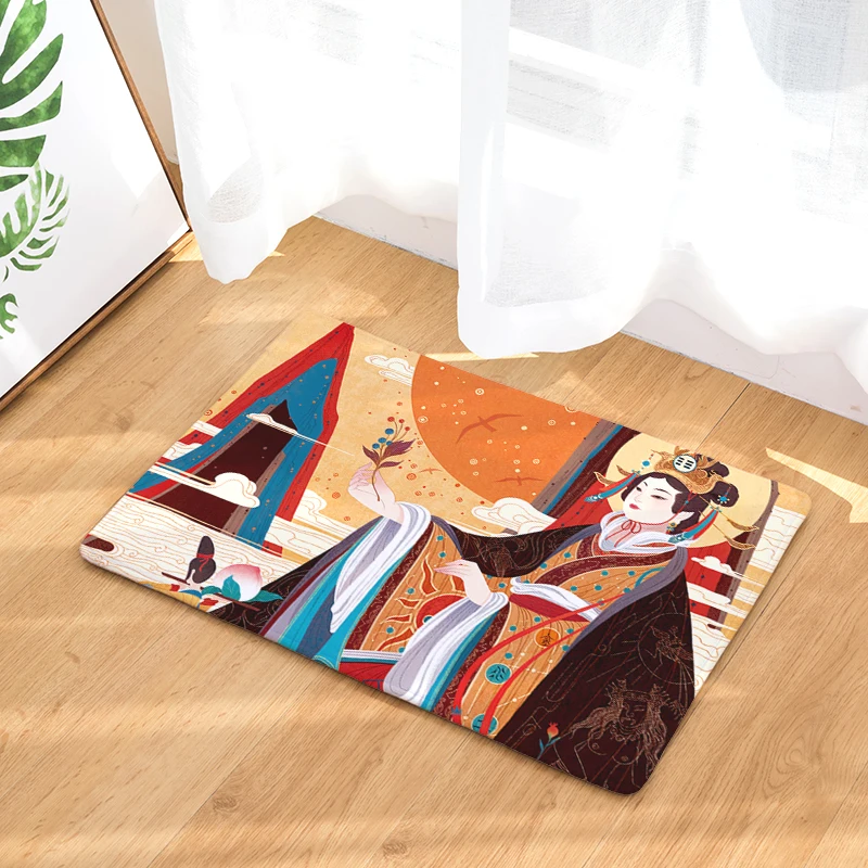 Фланелевые коврики с мифическим принтом для спальни гостиной ковры мультяшным