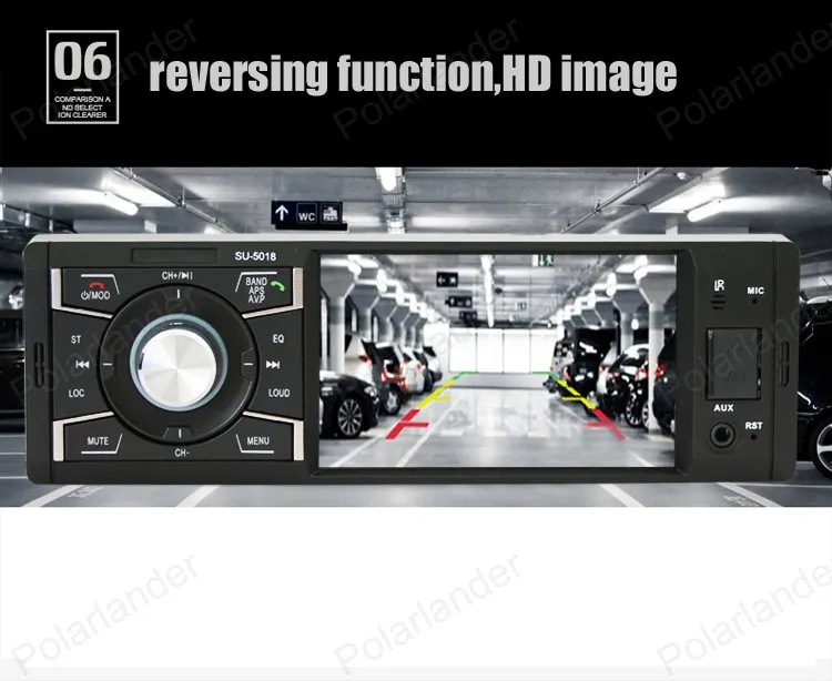 Автомагнитола 4 дюйма с поддержкой Bluetooth/FM USB/SD AUX mp5 HD экран 1 din|Автомобильные