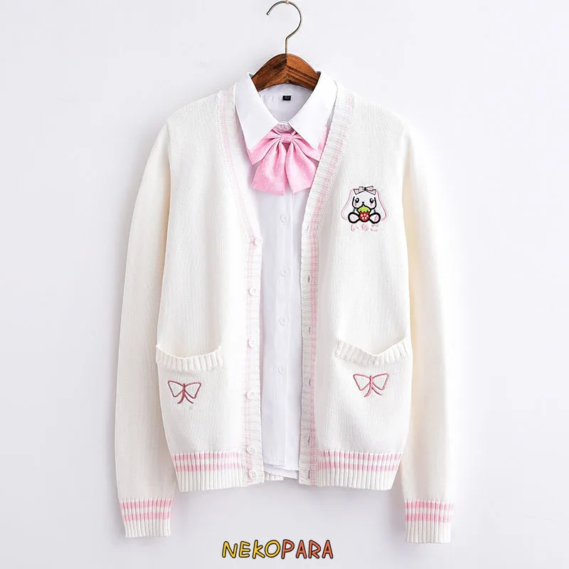 Милая японская школьная форма Стиль свитер JK с длинным рукавом сексуальное