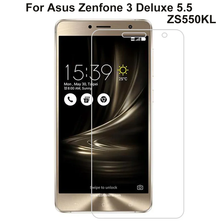 9H 0 26 мм 2.5D закругленный край Премиум Закаленное стекло для Asus Zenfone 3 Deluxe 5 ZS550KL