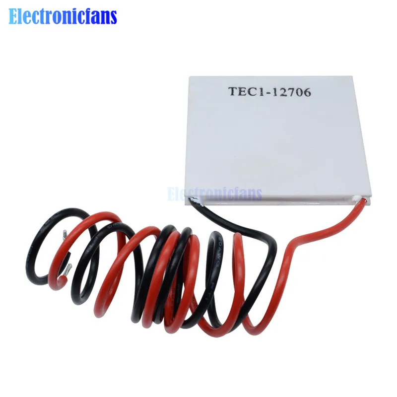 TEC1-12705 12706 12710 12715 твердотельный накопитель радиатор Термоэлектрический охладитель Пельтье TEC1-12706 40*40 мм 12V Пельтье Elemente доска