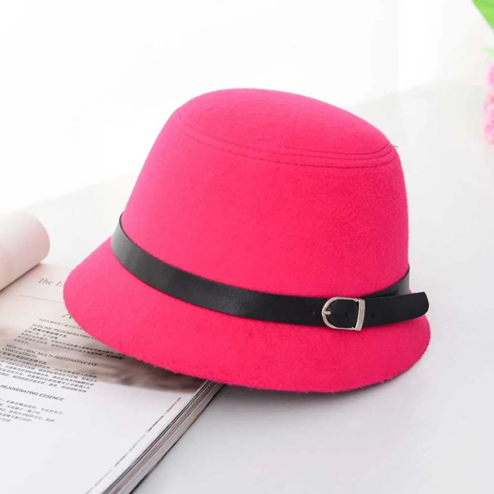 Милые европейские корейские винтажные шапки теплые зимние женские fedora шерстяные