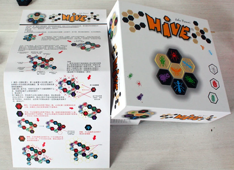 Настольные игры Hive 2 игрока забавные высококачественный деревянный материал для