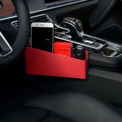 

Red Inner Car Seat Seam Storage Box Holder 1pcs for Porsche Panamera 2017-2018