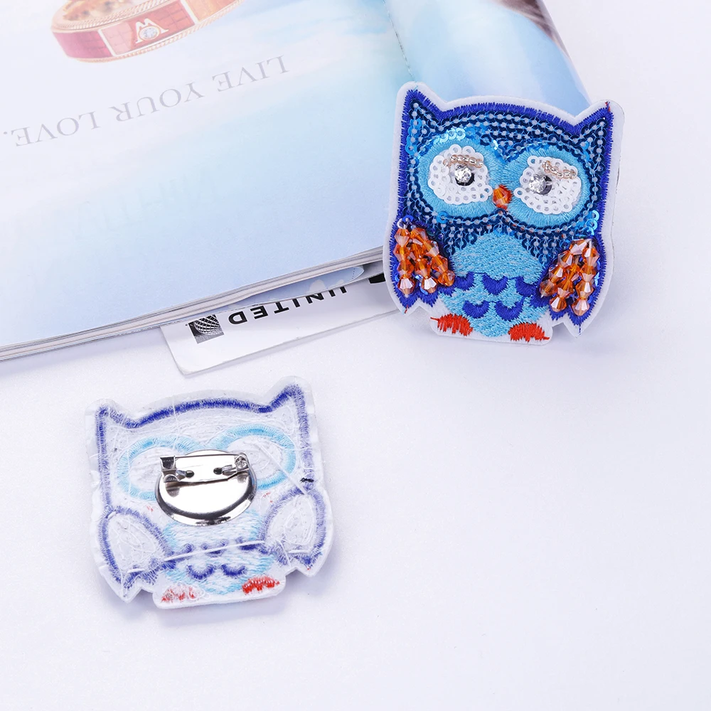 Женская брошка ALLYES с синими кристаллами и кристаллами|brooches for women|lapel pin broochpin brooch |