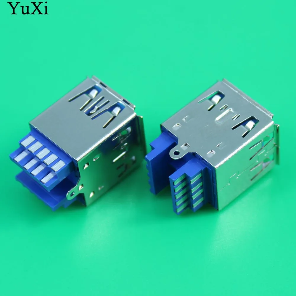 Новый двойной USB разъем YuXi 3 0 двухслойный USB3.0 гнездовой типа AF|usb af|usb double femaleusb female |