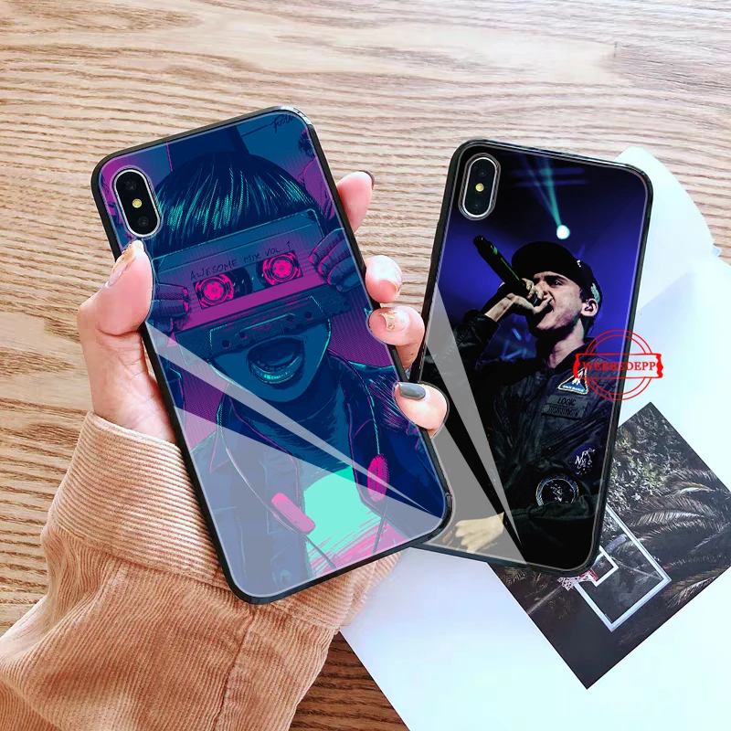 

Everybody Logic YSIV Glass Phone Case for Apple iPhone 11 Pro X XS Max 6 6S 7 8 Plus 5 5S SE