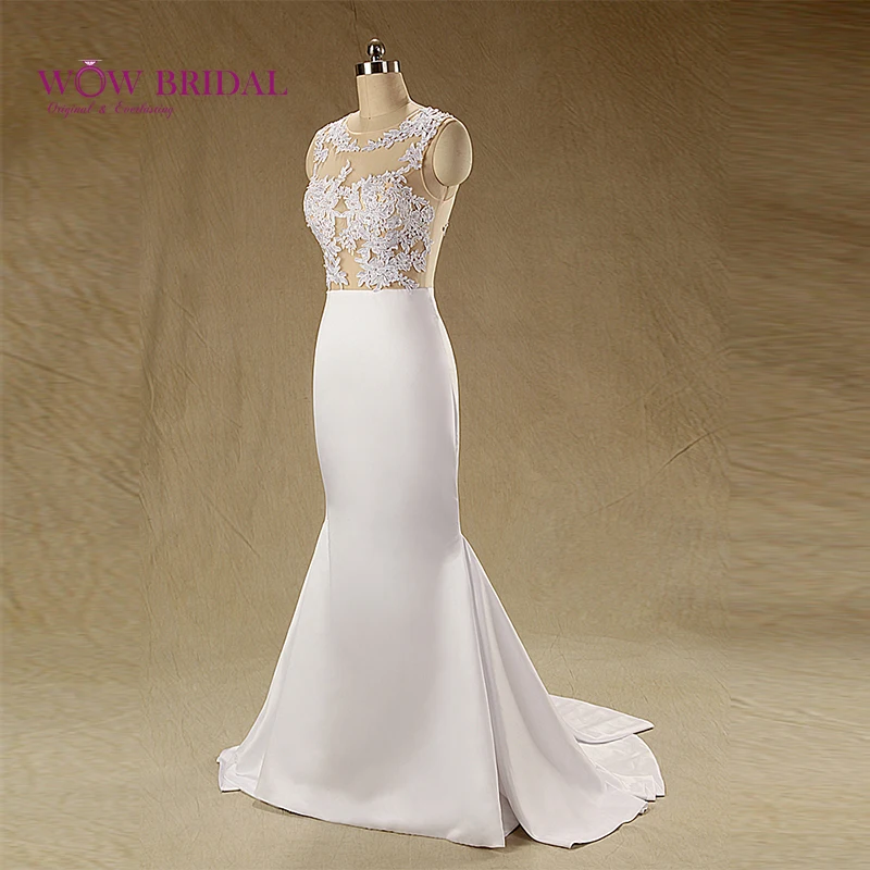 Wowbridal 2021 модное вечернее платье русалки с одним вырезом Прозрачная Сексуальная