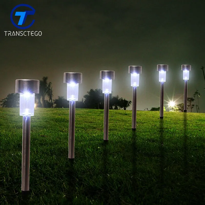 

LED solar lamp outdoor garden light street waterproof stainless steel lawn lamp tuinverlichting luminaria garden decoration