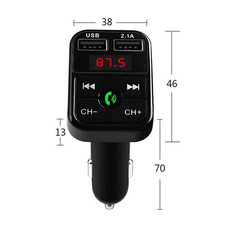 Автомобильный MP3-плеер transmteteur Авто bluetooth музыка громкой связи беспроводной комплект FM USB передатчик зарядное устройство FM модулятор автомобильные аксессуары