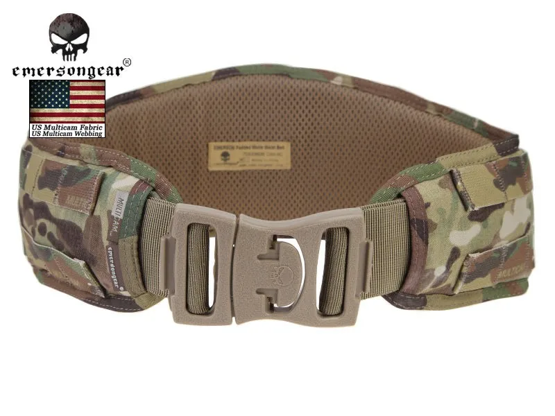EmersonGear мягкий Молл поясной ремень для мужчин страйкбол боевой пояс тактический мультикам черный EM9086