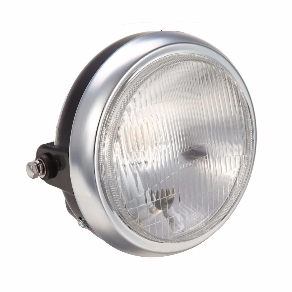 Черная круглая классическая фара для мотоцикла Yamaha YBR125 2002 2013 YBR 125|light for|light for