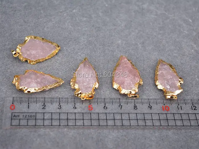 5 шт. подвеска в виде Розы с золотым гальваническим покрытием из драгоценного