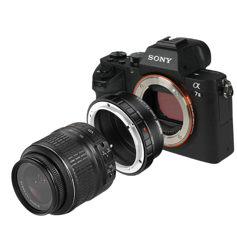 Адаптер для крепления объектива Neewer Canon FD/FL E-Mount камеры Sony Alpha NEX подходит