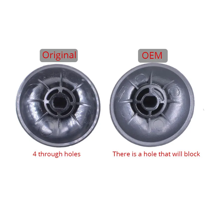 2pcs/4pcs Black Original Joystick Thumb Stick Grip Caps Mushroom Cap for Dualshock 4 PS4/PS4 slim/PS4 pro Controller - купить по