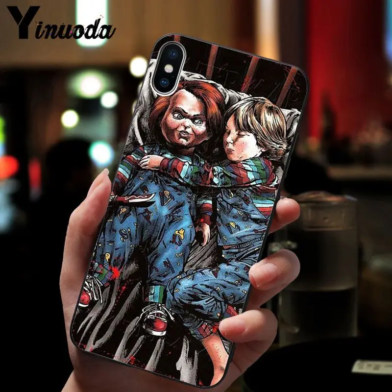 Yinuoda Film movie Horror icon CHURSE OF CHUCKY CHILDS Soft Silicone TPU Phone Case for iPhone 8 7 6 6S Plus X XS MAX 5 5S SE XR | Мобильные